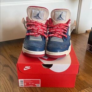 Nike Air Jordan 4 Retro Blue Sneakers